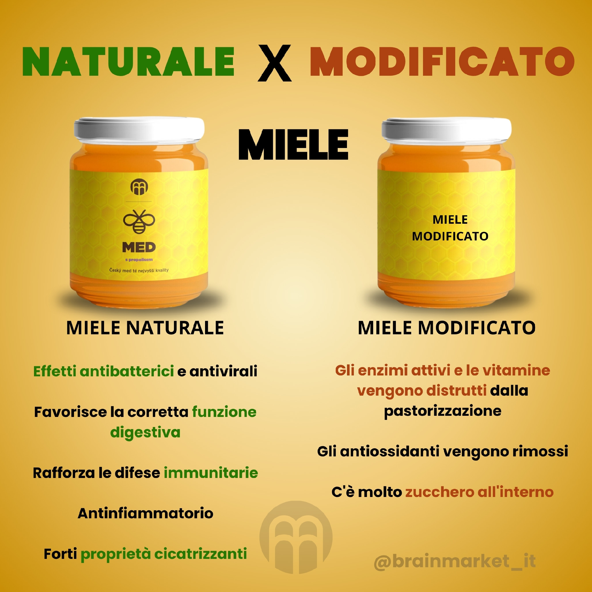 Miele con propoli vs Miele